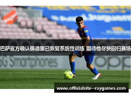 巴萨官方确认佩德里已恢复系统性训练 期待他尽快回归赛场